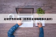 足球世界杯球场（世界杯足球场地多大面积）