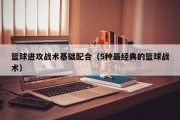 篮球进攻战术基础配合（5种最经典的篮球战术）