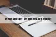 世界杯得奖排行（世界杯获奖最多的国家）