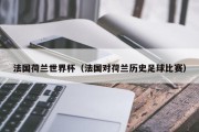 法国荷兰世界杯（法国对荷兰历史足球比赛）