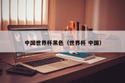 中国世界杯黑色（世界杯 中国）